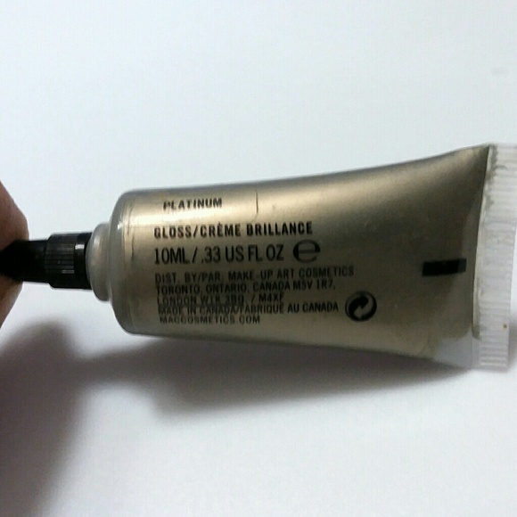 MAC Gloss Creme Brilliance in PLATINUM *RARE* - Picture 2 of 2